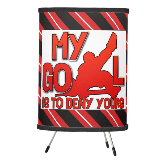 Ice Hockey Goalie Quote Lamp (Right)