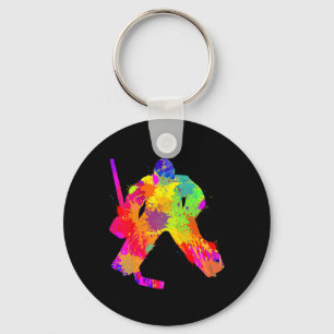 Ice Hockey Goalkeeper For Boys And Children  Keychain