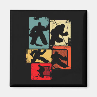 Ice Hockey Goalkeeper For Boys Magnet