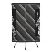 Ice Hockey Goaltender Typograpy Lamp (Back)