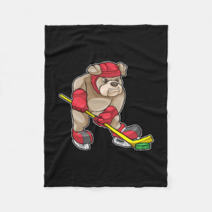 Ice Hockey Ice Hockey Stick Sports Fleece Blanket