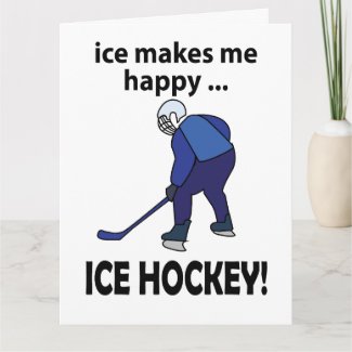 Ice Hockey Ice Makes Me Happy Ice Hockey