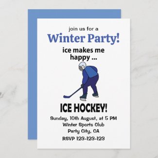 Ice Hockey Ice Makes Me Happy Ice Hockey
