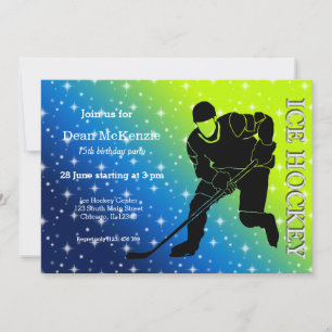 Ice Hockey Invitation