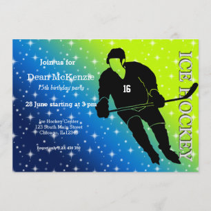 Ice Hockey Invitation