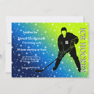 Ice Hockey Invitation