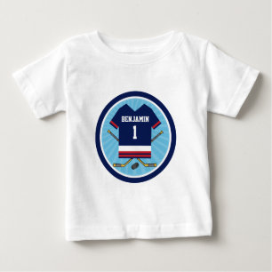 Ice Hockey Jersey V2 1st Birthday Baby T-Shirt