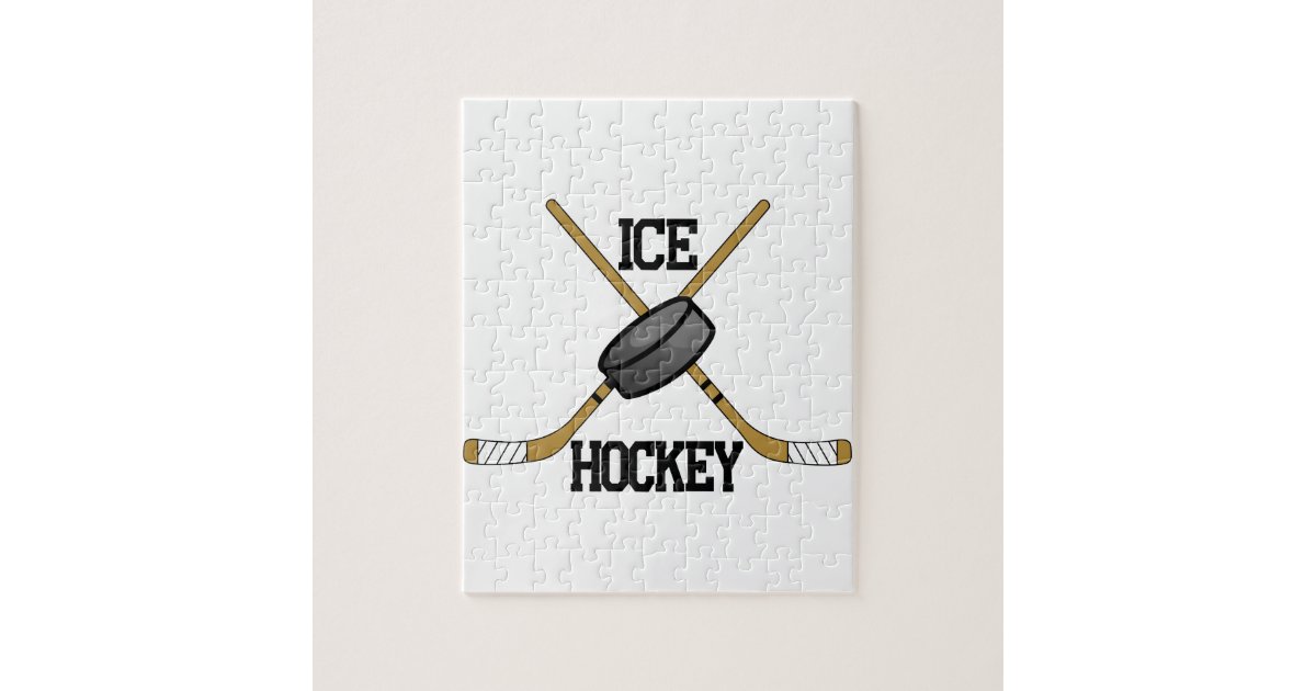 Ice Hockey Jigsaw Puzzle Zazzle