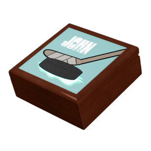 Ice Hockey Keepsake Box