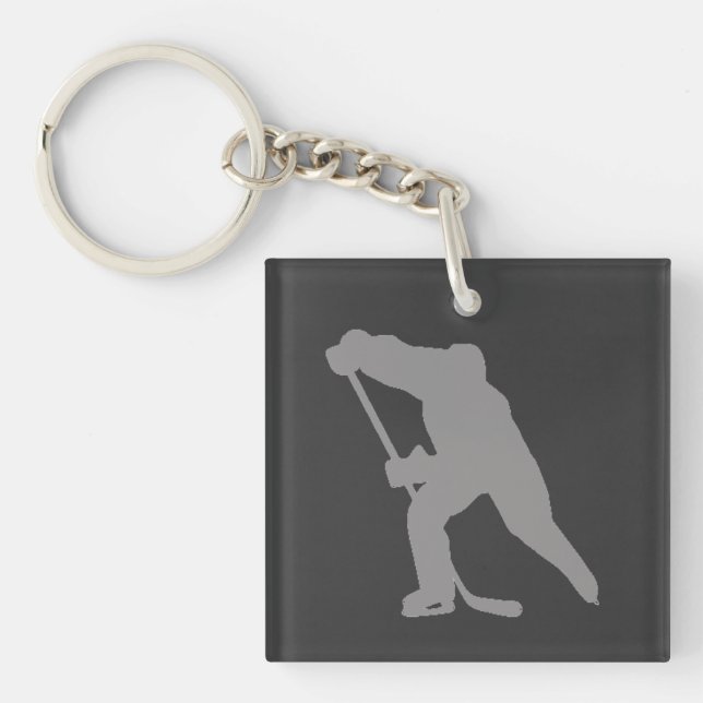 Ice Hockey Key Chain (Front)