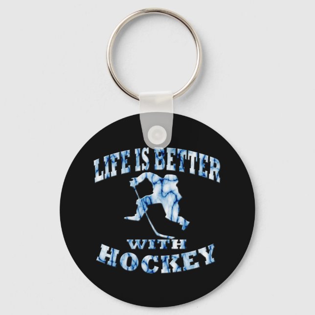 Ice Hockey Keychain (Front)