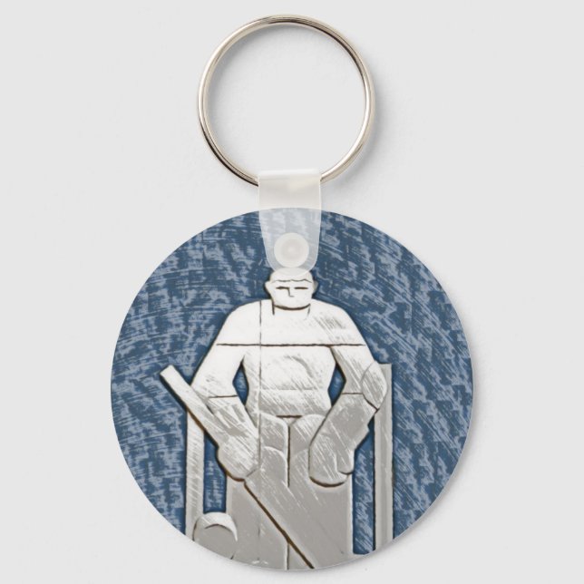 Ice Hockey Keychain (Front)