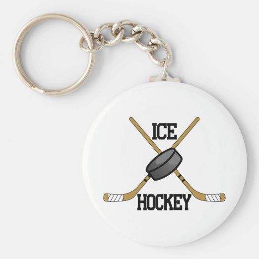 Hockey Puck Keychains & Lanyards Zazzle