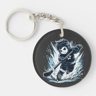 Ice Hockey Keychain