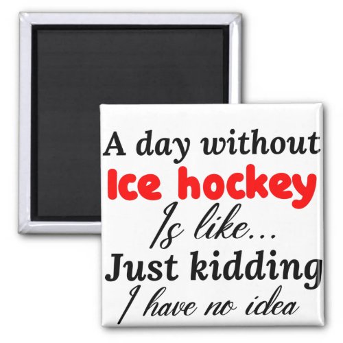 ice hockey magnet