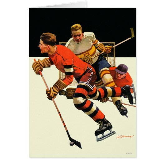Ice Hockey Match Cards (Front)
