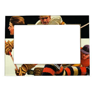 Ice Hockey Match Magnetic Frame