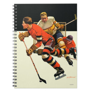 Ice Hockey Match Notebook