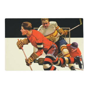 Ice Hockey Match Placemat