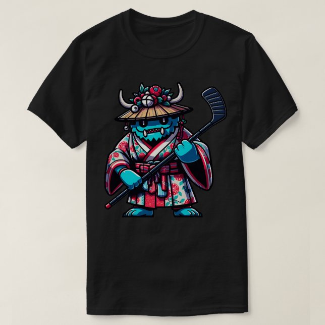 Ice hockey monster T-Shirt (Design Front)