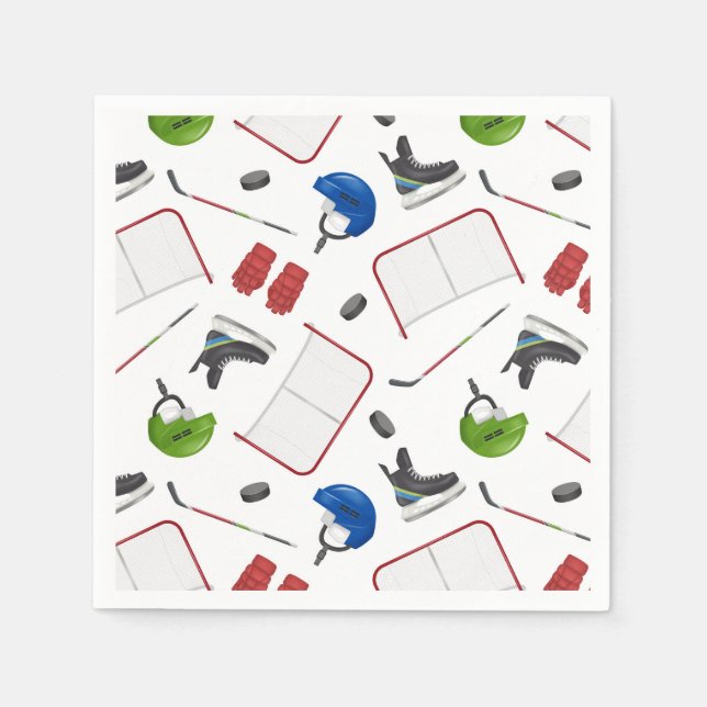 Ice Hockey  Napkins (Front)