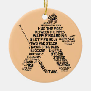 Ice Hockey Ornament