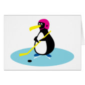 Ice Hockey Penguin (Front Horizontal)