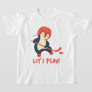 Ice Hockey Penguin T-Shirt