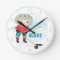 Ice Hockey Personalized Wall Clock