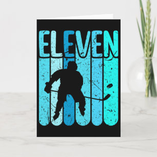 Ice Hockey Player 11th Birthday Boys Ice Hockey  Card