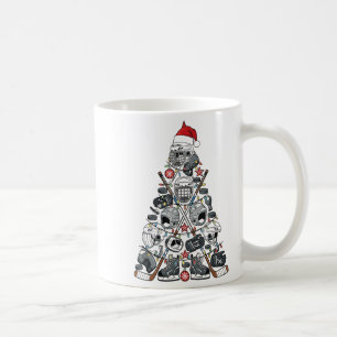 Ice Hockey Player Christmas Tree Xmas Funny Boys K Coffee Mug