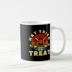 Ice Hockey Player Coach Halloween Pumpkin Hat Tric Coffee Mug