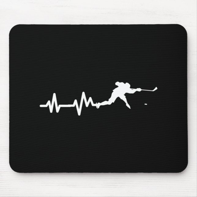 Ice Hockey Player Gift   Mouse Pad (Front)