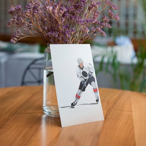 Ice Hockey Player Greeting Cards