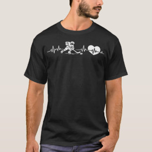 Ice Hockey Player Heartbeat Funny Penalty Box T-Shirt