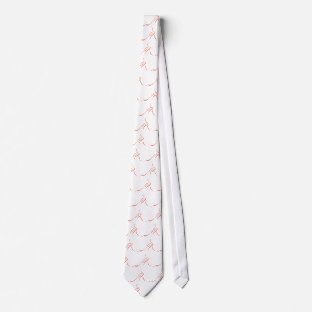 Ice Hockey Player Icon Neck Tie (Front)