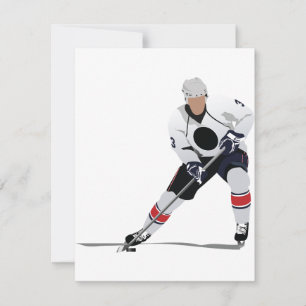 Ice Hockey Player Invitations