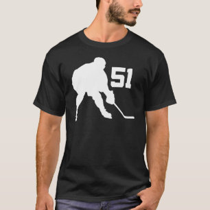 Ice Hockey Player Jersey Number 51 T-Shirt