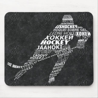 Ice Hockey Player Languages Mousemat Mouse Pad