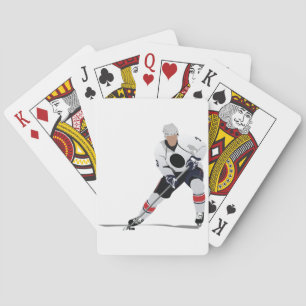 Ice Hockey Player Playing Cards