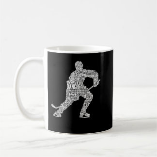 Ice Hockey Player Slang Word Cloud Classic T Shirt Coffee Mug