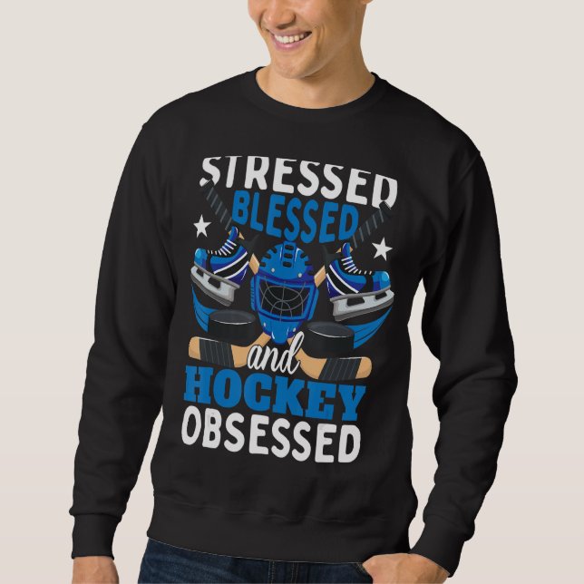 Ice Hockey Player Sweatshirt (Front)