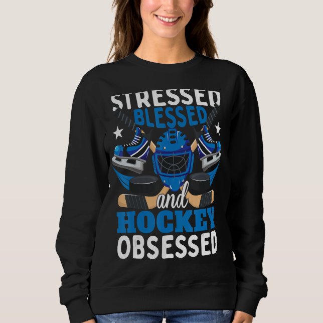 Ice Hockey Player Sweatshirt (Front)