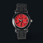 Ice Hockey Player Watch<br><div class="desc">Ice Hockey Player.  Name is editable or clear the text if not required. Perfect gift for any hockey kid,  boy or girl. Stylish and affordable. Choice of straps.</div>