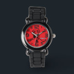 Ice Hockey Player Watch<br><div class="desc">Ice Hockey Player.  Name is editable or clear the text if not required. Perfect gift for any hockey kid,  boy or girl. Stylish and affordable. Choice of straps.</div>