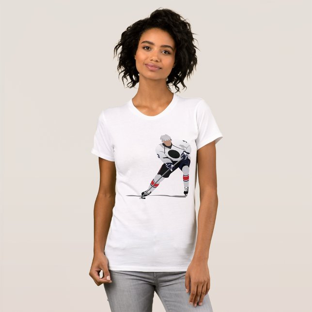 Ice Hockey Player Womens T-Shirt (Creator Uploaded)