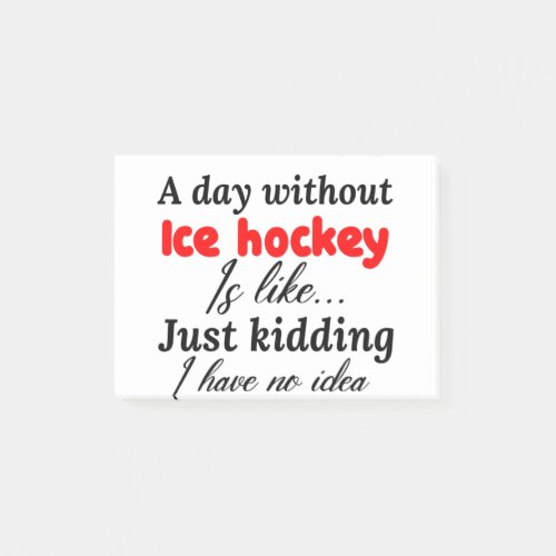 ice hockey post_it notes