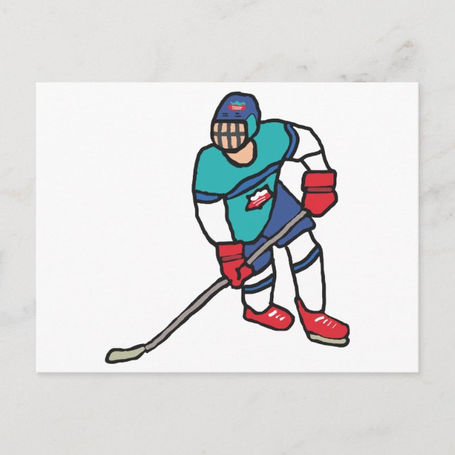 Ice Hockey Postcard (Front)
