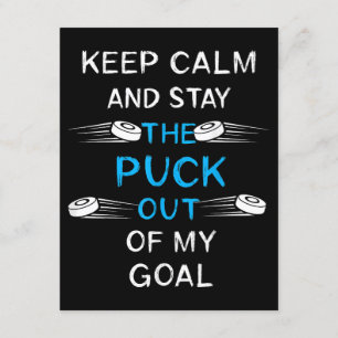 Ice Hockey Puck Play Ice Hockey Winter Team Sport Enclosure Card
