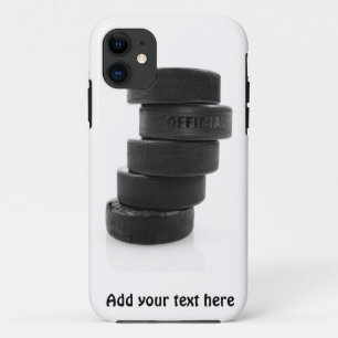 Ice hockey pucks iPhone 11 case